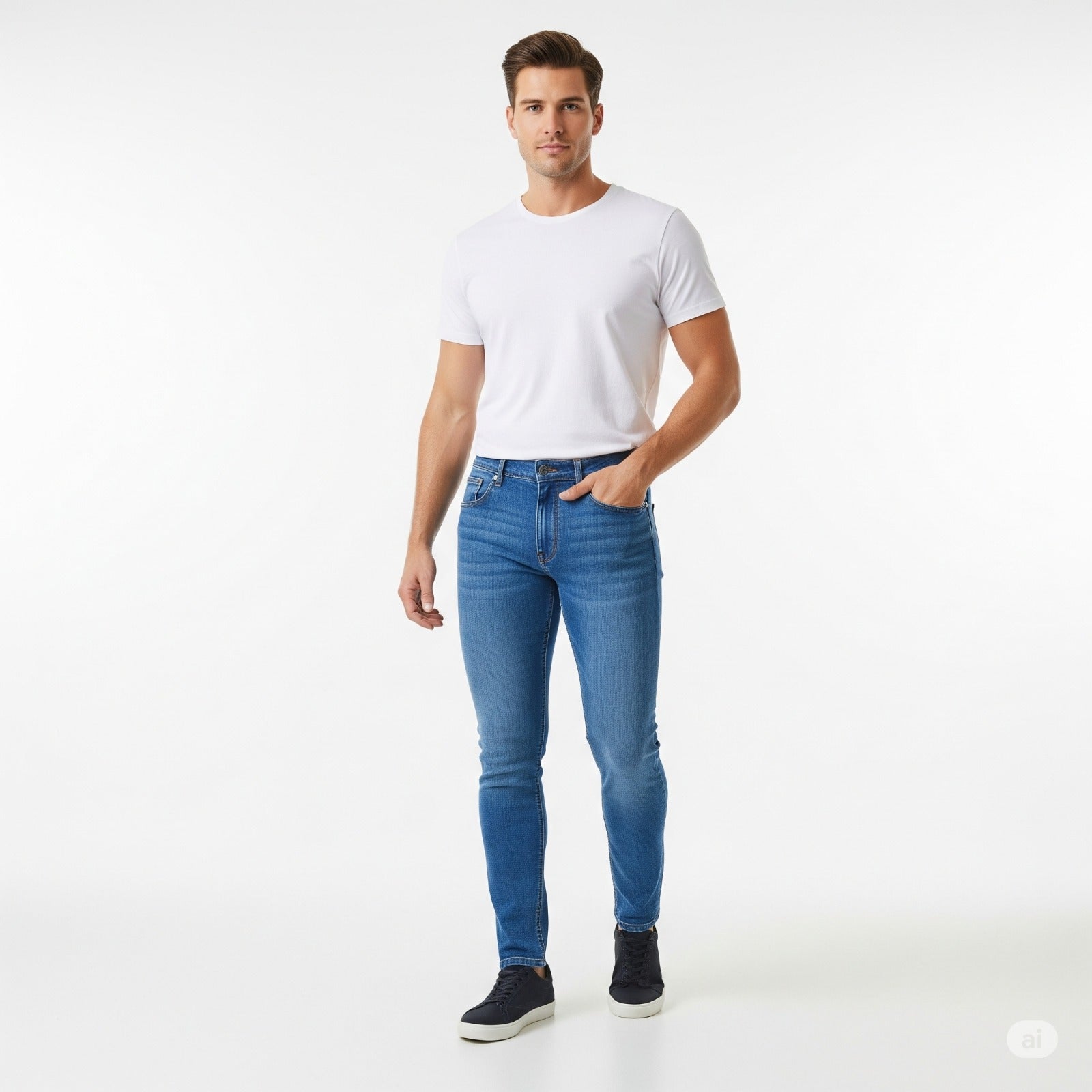 Jeans Skinny para Hombre | Ajuste Moderno y Elástico